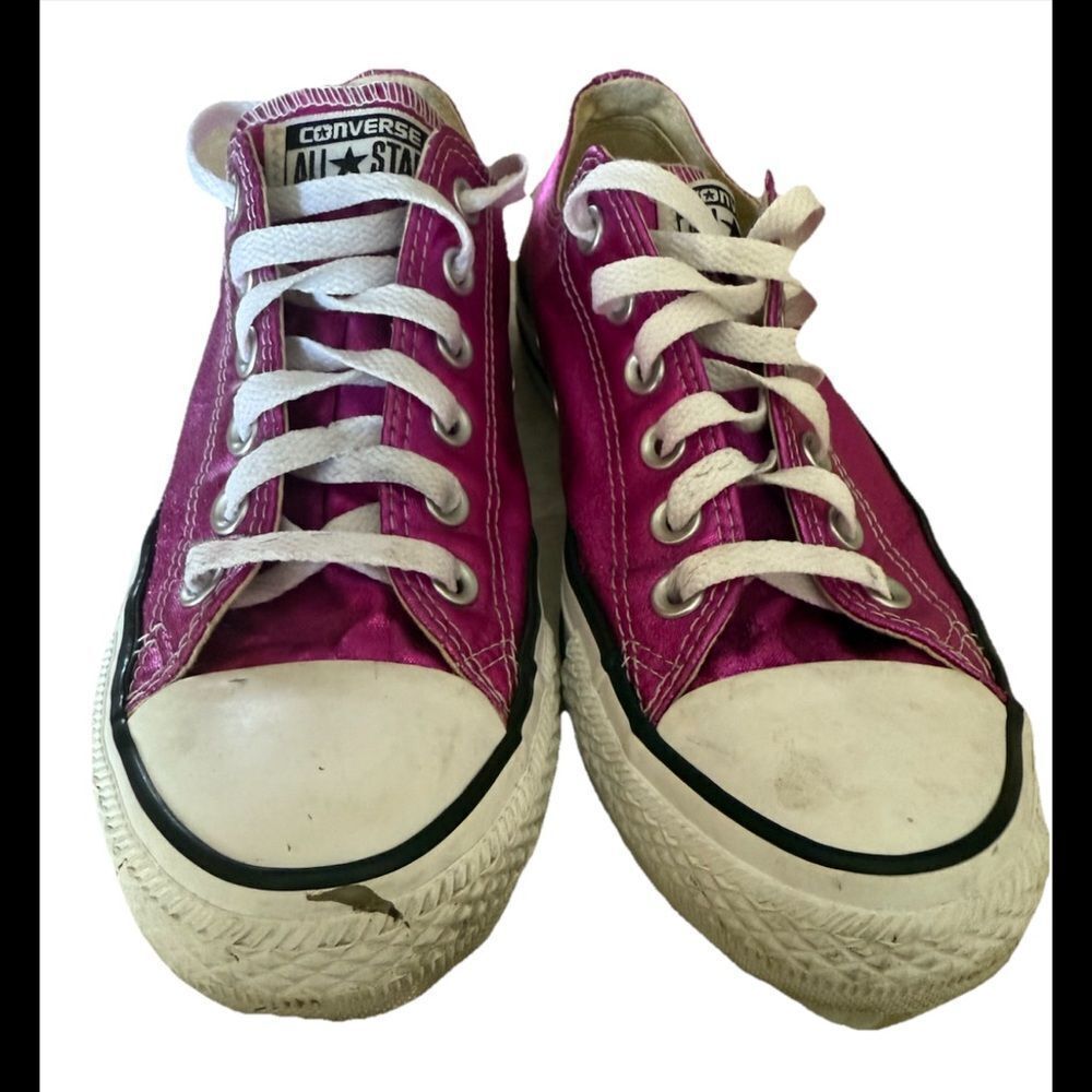 Converse Women's Chuck Taylor Metallic Pink All-Star Women’s  Shoes Size 8